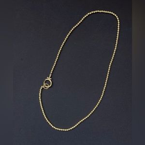 Like new Gorjana gold bead Parker necklace